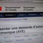 Demande d'AVE pour le Canada