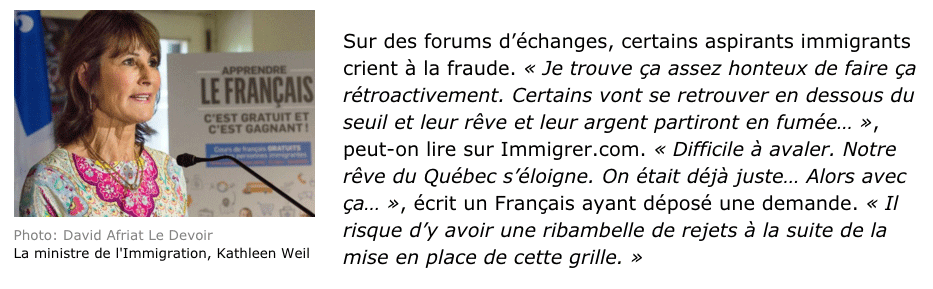 Le rêve brisé de candidats à l’immigration