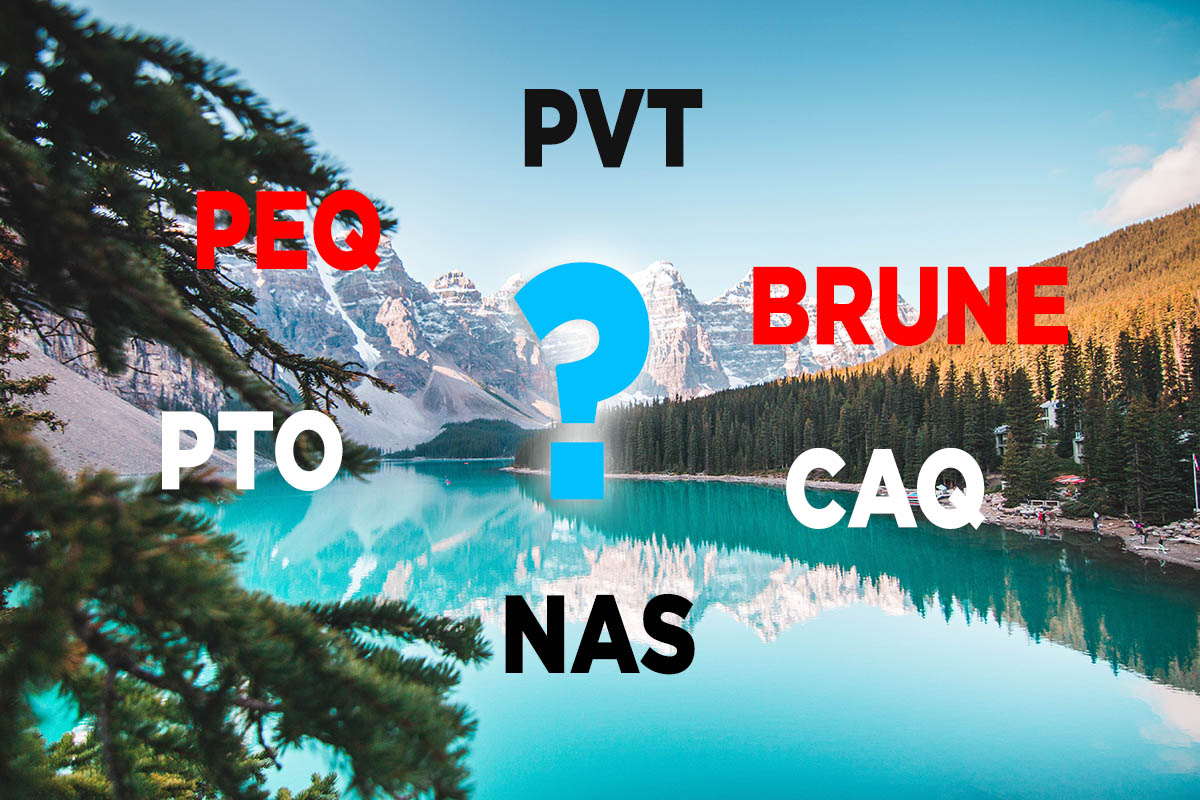 Acronymes et abréviations utilisées au Québec / Canada